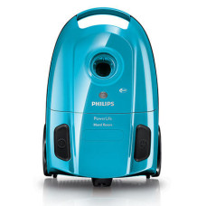 Blue vacuum cleaner